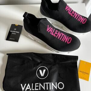 Valentino Queenie black sneakers 8 BNIB shoes